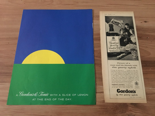 Gordons gin lot - of, original