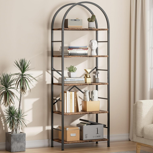 Arched bookshelf tier - bookshelf, 5-tier
