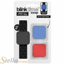 Blink Time Swap Watch Touch Operated LED Digital Watch With 3 Changeable Faces