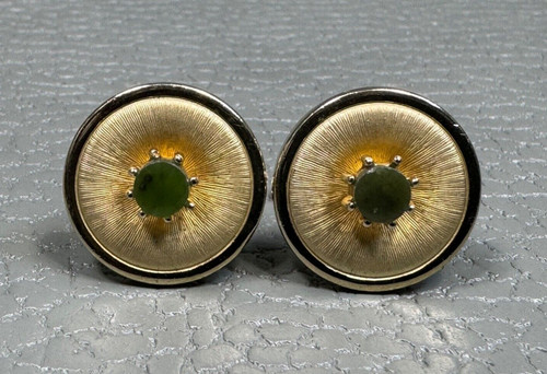 Vintage jade yellow gold - vintage,