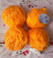 4x100g Chunky YELLOW knitting