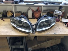 Audi S4 A4 B7 Front PROJECTOR XENON HID Headlights Lamps Lights 05-08 OEM 1 PAIR