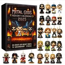 2025 MetalGods RockLegend Advent Calendar BlindBox Figure Christmas Gift Collect