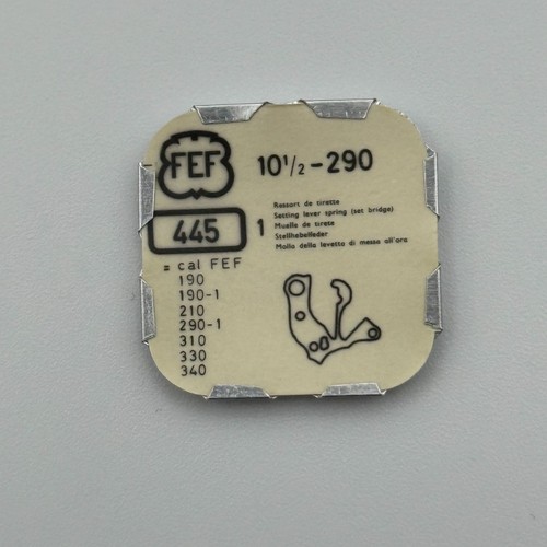 Fef 290 setting lever spring - 290,