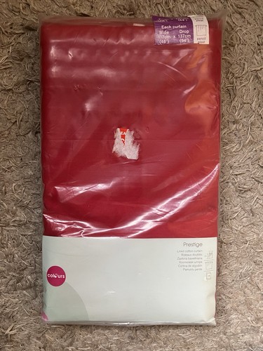 Colours red lined cotton - lined,