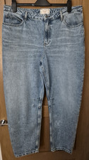 BNWOT Fat Face Women's HIGH WAIST JEANS - UK 16R - NEVER WORN/TAGS REMOVED