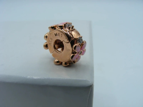 Pandora pink daisy spacer - -,