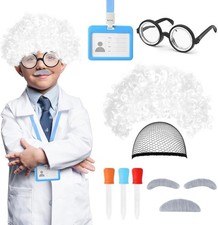 7pcs Mad Scientist Costume