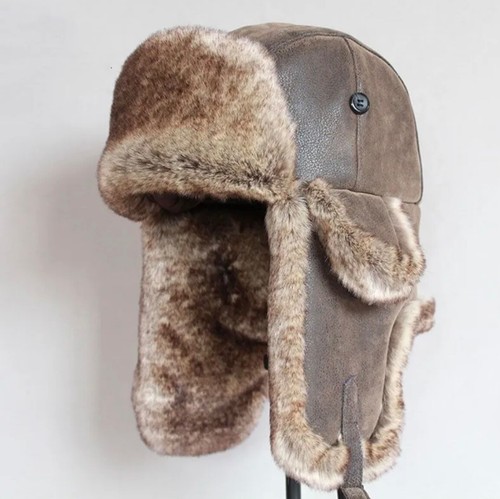 Hat trapper cap - cap, fur