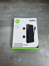 Belkin USB-C 4-Port Mini Hub Travel Friendly Hub Brand New Sealed