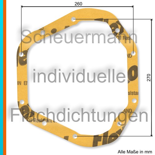 Gasket differential cover dana - gasket,