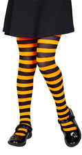 Kids Tights Striped Halloween