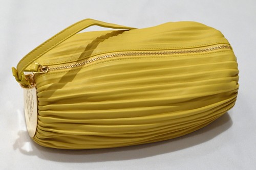 Loewe yellow pleated leather - pleated,