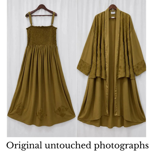 Boho maxi dress piece set - boho,