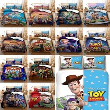 Toy Story 4 Duvet Cover Bedding Set Pillow Case Single Double King All Size Gift