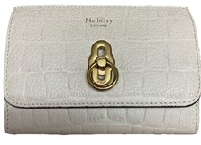 Mulberry Amberley LEATHER  Purse /Wallet in Cream  HARDLY USED  condition