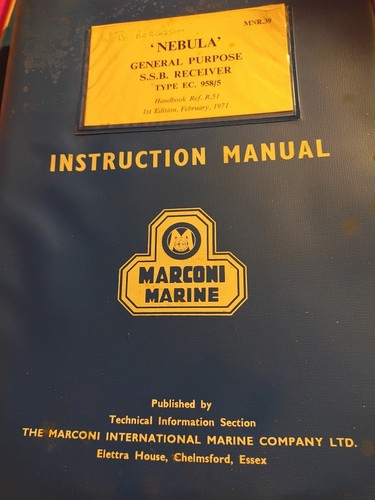Marconi marine manual - marconi,