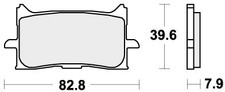SBS Brake Pads Front For HONDA
