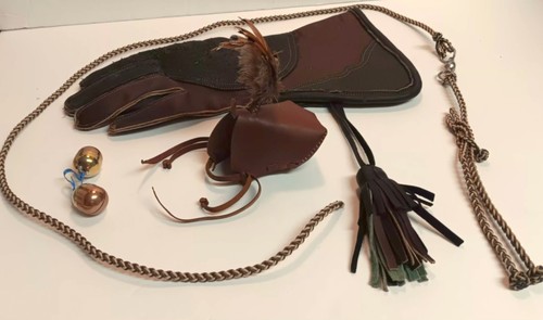 Falconry set used with - used,