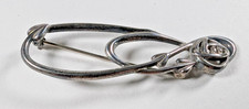 Carrick Jewellery Sterling Silver Mackintosh Rose style Brooch