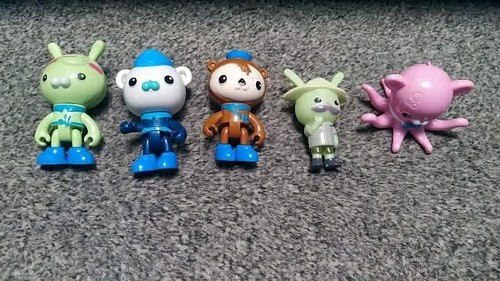 Octonauts plastic figures - octonauts,