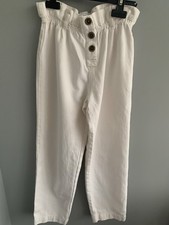 Zara Kids Girls Cream Trousers