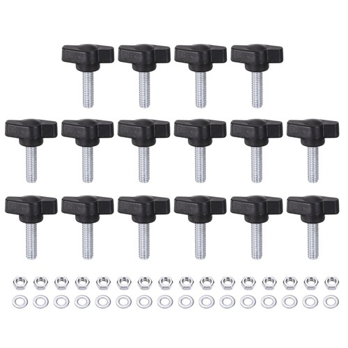Tee wing knobs x 20mm - tee, m6