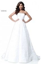 New Sherri Hill 51623 Ivory