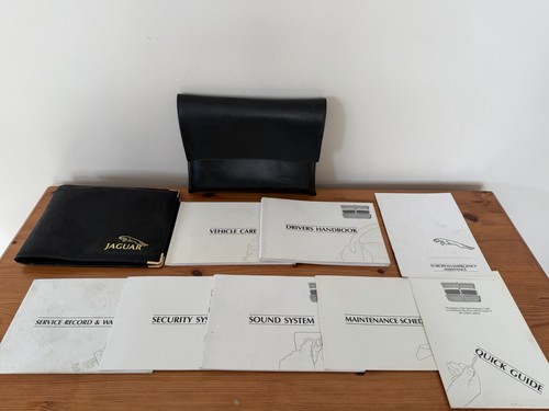 Jaguar xjs owners handbook - xjs,