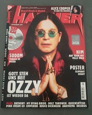 Vintage German Metal Hammer Magazine November 2001 Ozzy Osbourne Cover with CD