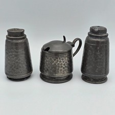 Vintage Civic Pewter Salt