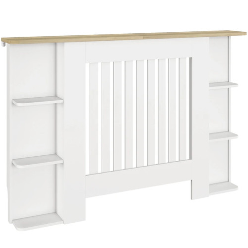 Radiator cover with open - with,