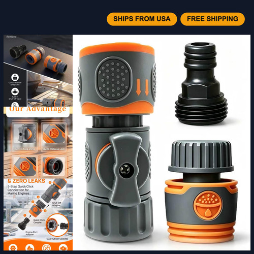 Quick connect flush - connect, for