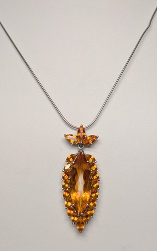 Sterling silver citrine - sterling,