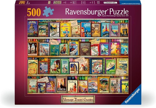 Bookcase puzzle 500 piece - bookcase,