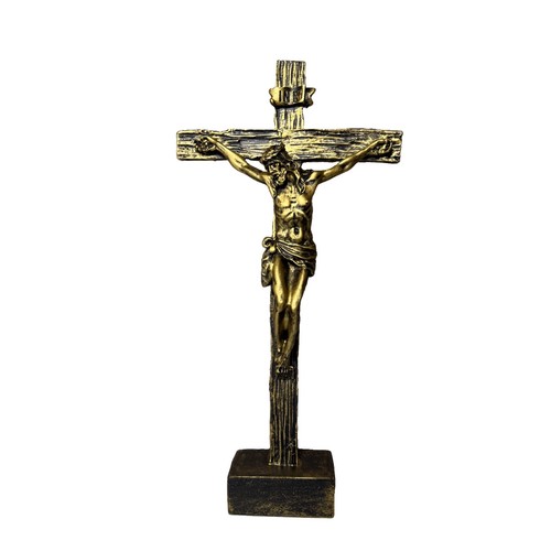 26cm free standing resin inri - free,