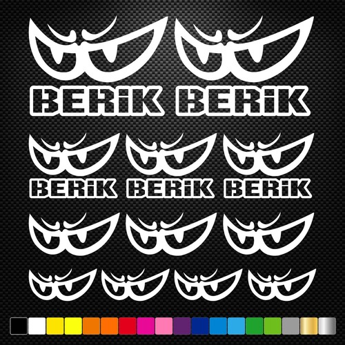 Fits 17x berik stickers - berik, sheet
