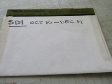 ROVER SD1 1980-81 PARTS MICRO FICHE SLIDES SET OF 2