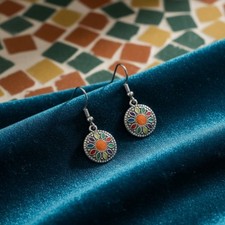 Silver Plated Boho Drop