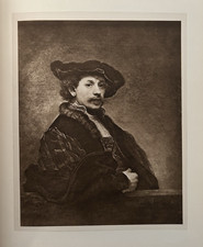 Antique Print Rembrandt His