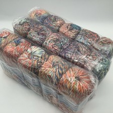 Yarn Outlet Variegated Chunky Knitting Crochet  Yarn Cakes 15X100g Balls-A167
