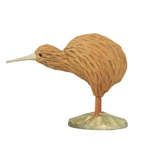 Wooden bird statue carved - statue,