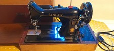 Vintage Singer  99K Electric Sewing machine With Instructions And Accessories 