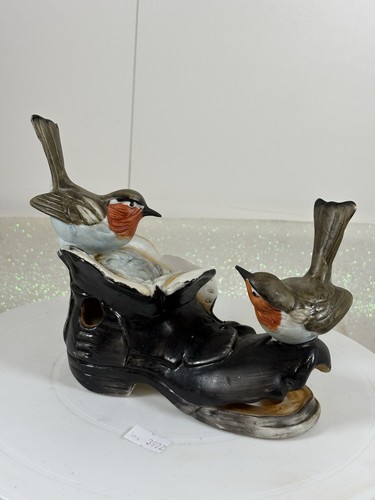 Vintage nesting pair robins - pair, of
