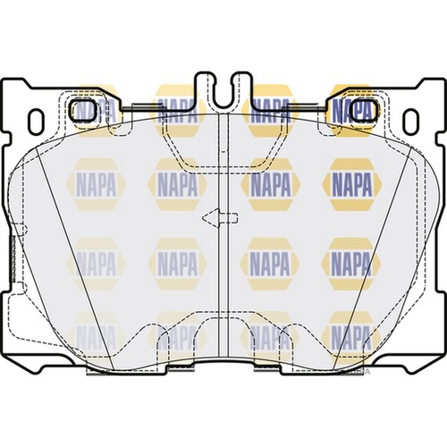 Brake pads set - brake, for