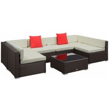 7PC Outdoor Wicker Patio