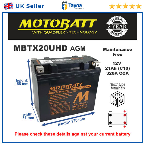 Mbtx20uhd motobatt quadflex - motobatt,