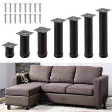 4x Metal Legs Furniture Feet