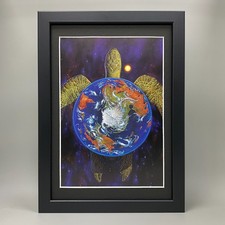 GREAT A'TUIN RISING FRAMED ART PAUL KIDBY TERRY PRATCHETT DISCWORLD