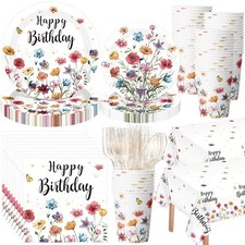194 Pcs Wildflower Birthday